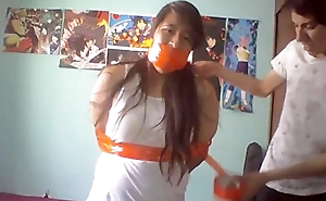 Another Mexican Girl Wrap Gagged Part 11