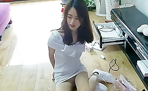 Chinese Maid Cuffed Up